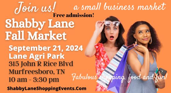 Shabby Lane Fall Market September 21st registration